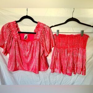 Girls Queen of Sparkles Pink Matching set- XL